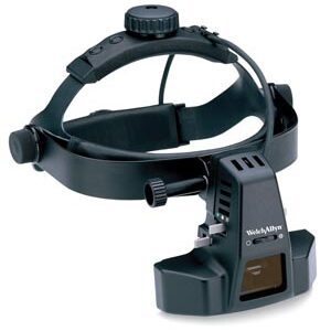 Welch Allyn with Yellow Filter, Diffuser Filter, Optical Portion, Headband