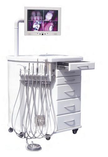 TPC Self-Contained Orthodonic Mobile Delivery Cabinet INCLUDES COMPRESSOR AND VAC PUMP