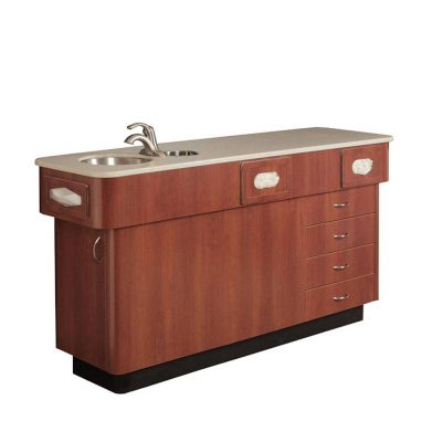 Boyd Center Island Cabinet 72 x 24 Solid Surface Top