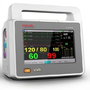 Schiller Tranquility II Patient Monitor 5-Lead ECG Cable, Adult BP Cuff, Analog Adult OxmtrySnsr