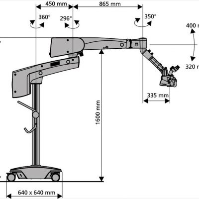 ZEISS OPMI PROergo on the floor tripod - demo device