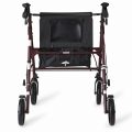 Medline Extra Wide Heavy Duty Bariatric Rollator, Folding Rolling Walker, 8