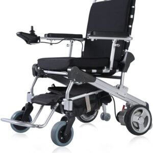 Portable e-Throne! 10" Lightweight Brushless Folding Electric Wheelchair