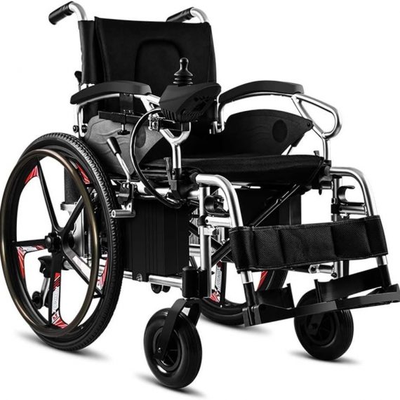 RDJM Lightweight Dual Function Foldable Power Wheelchair